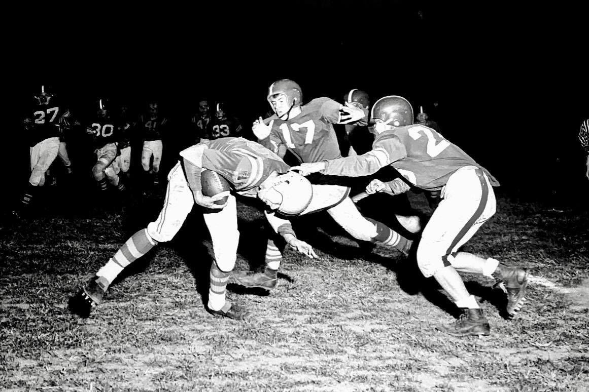 Horse collar tackle
